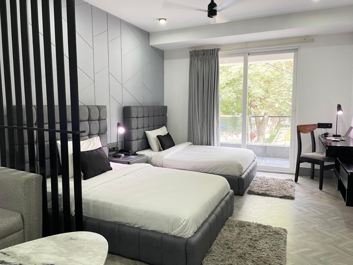 Bedchambers Serviced Apartments, Mg Road Gurgaon Esterno foto