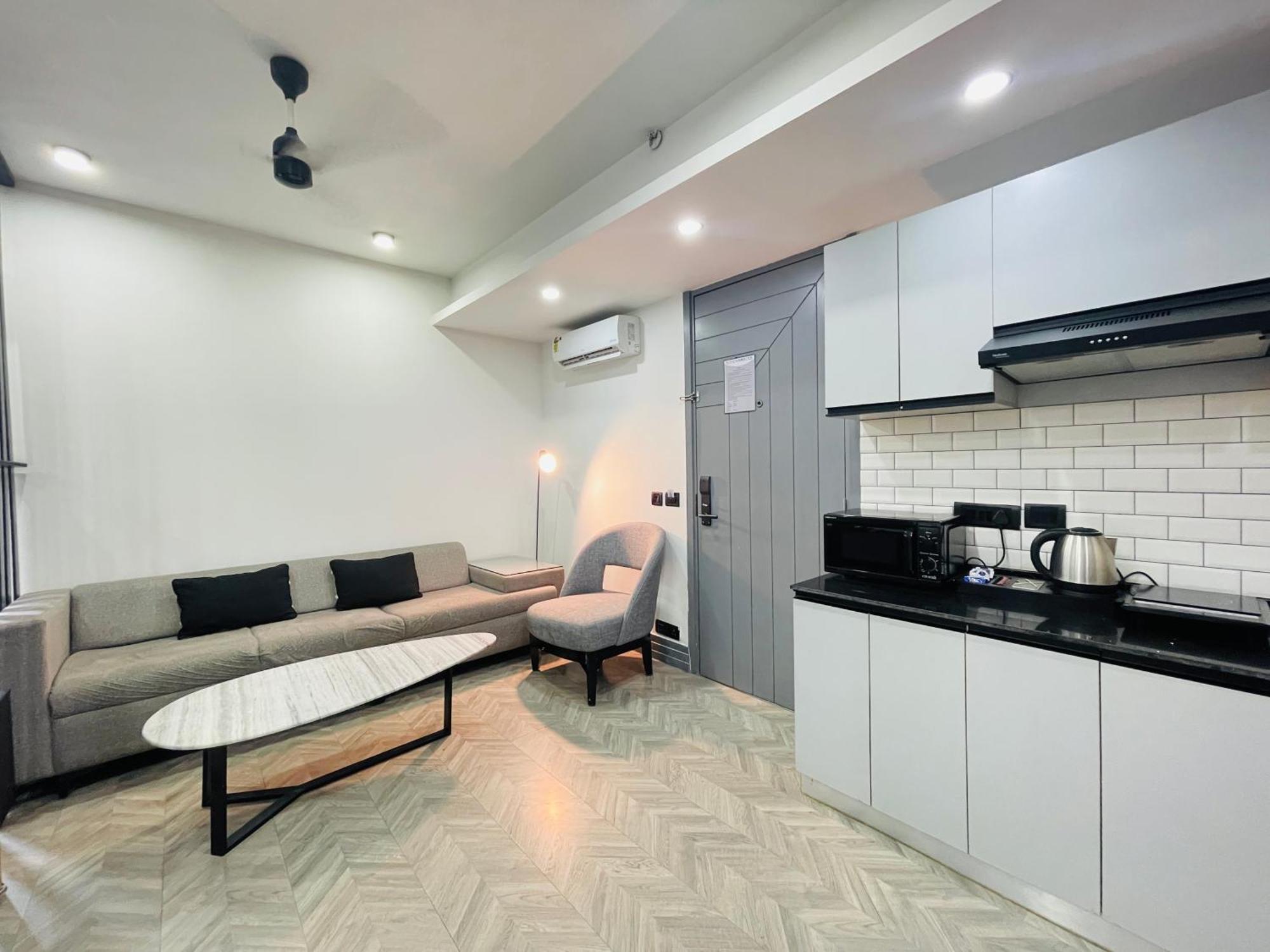 Bedchambers Serviced Apartments, Mg Road Gurgaon Esterno foto