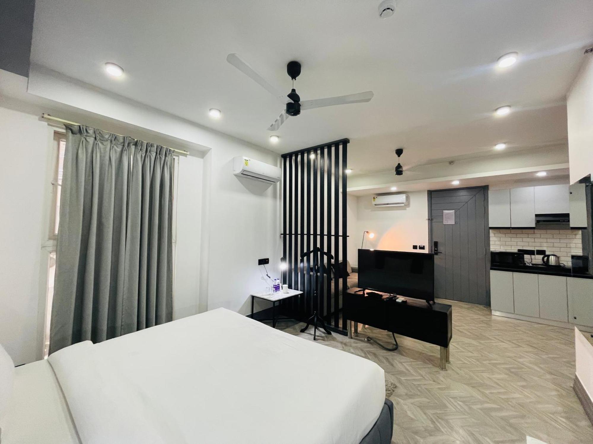 Bedchambers Serviced Apartments, Mg Road Gurgaon Esterno foto