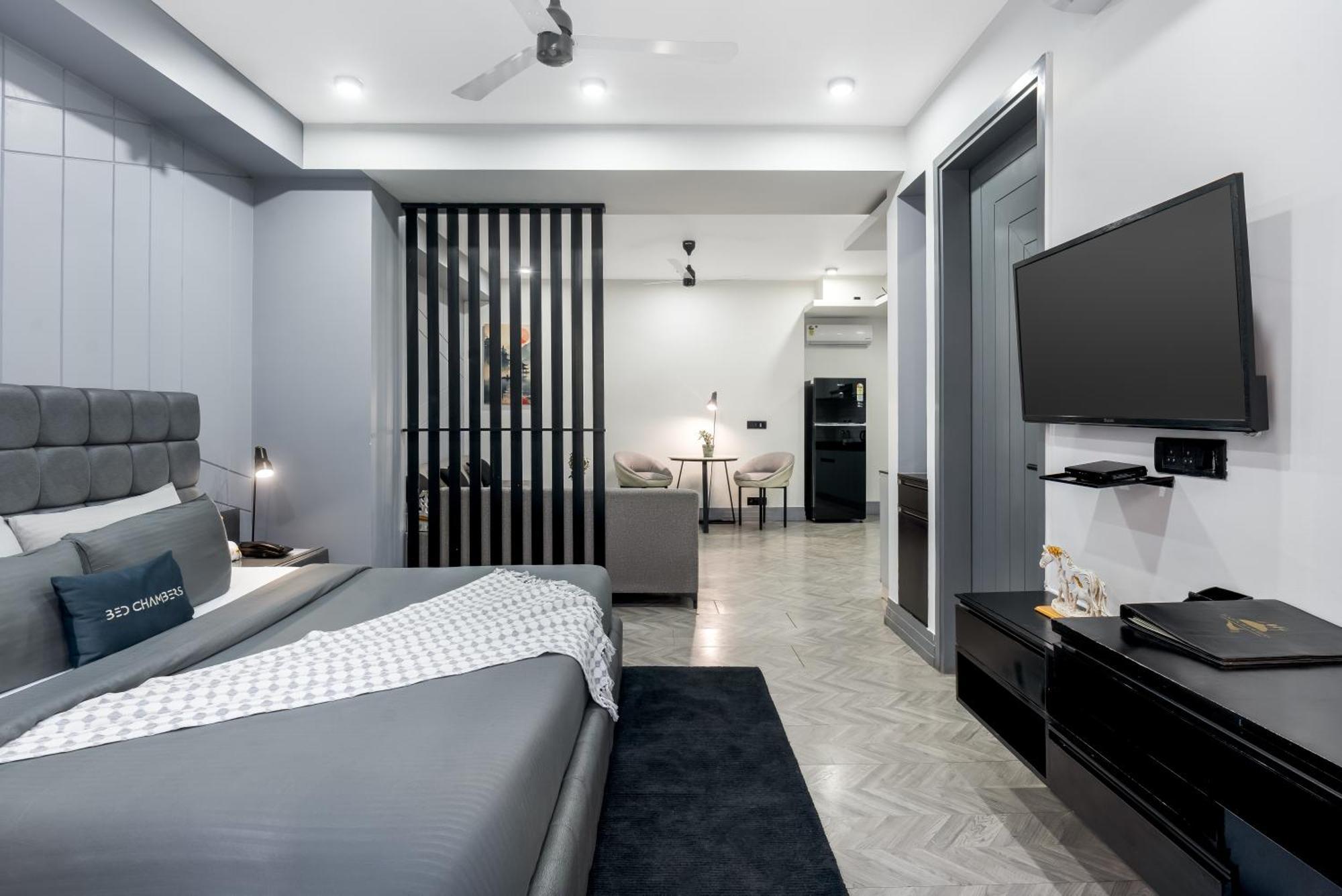 Bedchambers Serviced Apartments, Mg Road Gurgaon Esterno foto