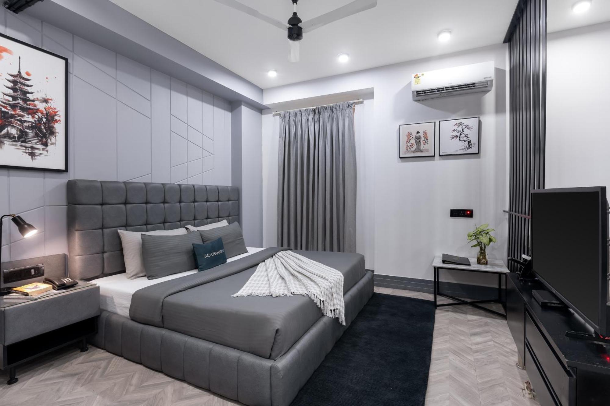 Bedchambers Serviced Apartments, Mg Road Gurgaon Esterno foto