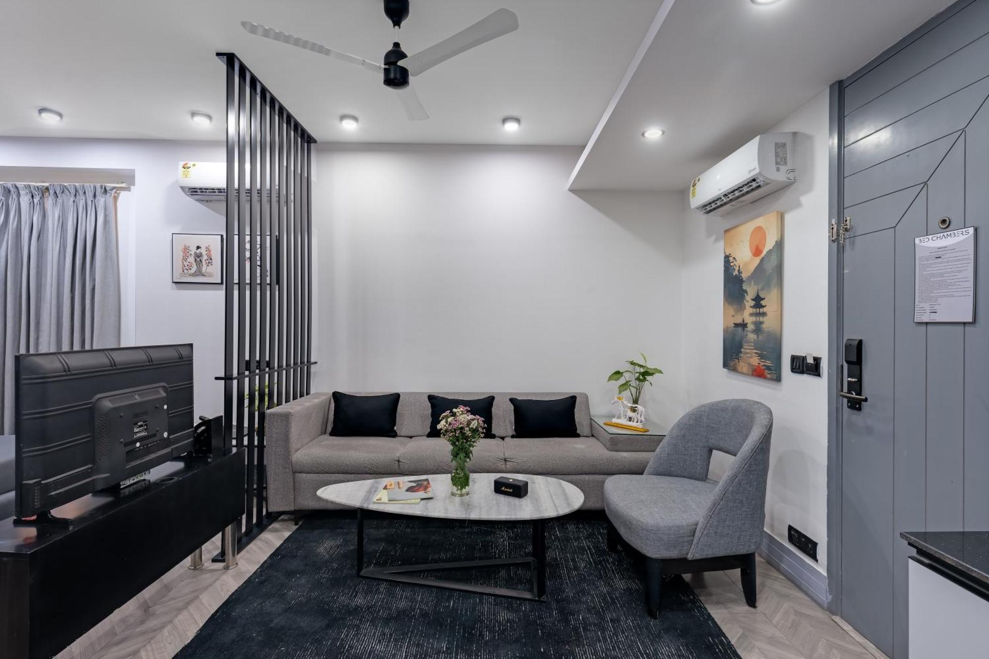 Bedchambers Serviced Apartments, Mg Road Gurgaon Esterno foto